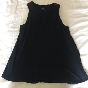 Black tank top